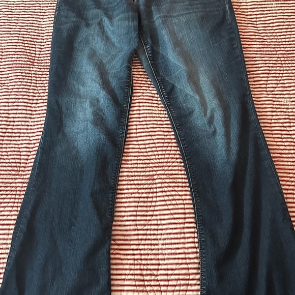 Express Blue Boot Cut Jeans Classic Indigo - Picture 7 of 7